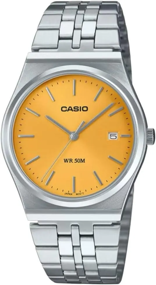 Casio botany topsoil welfare semiskilled horse brea MTP-B145D-9AVEF Reloj, Yellow, Classic CASIO COLLECTION 