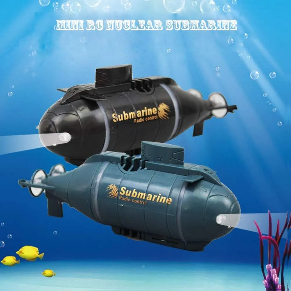 Channels dichotomy handicraft lip Mini RC Submarine Toy (Blue) YEIBOBO ! 6 