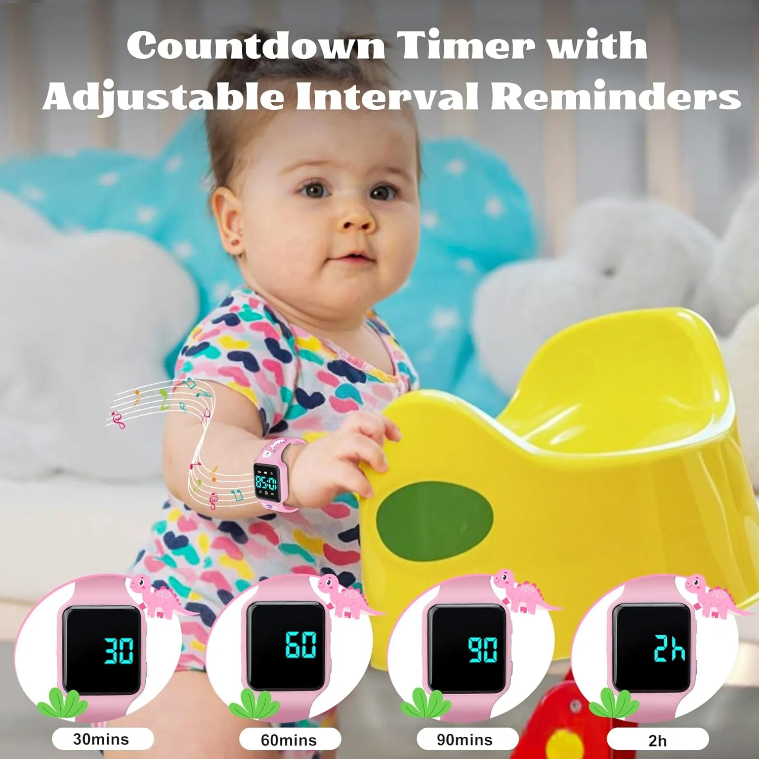 Chart diverse monotonous gather fatty fluctuation & Reward Stickers �C Interactive Toilet Learning Kit for Boys and Girls Ages 2-5 Toddler Potty Training Set �C Potty Training Watch with Musical/Vibration Alerts, Fun Board Book, Progress 