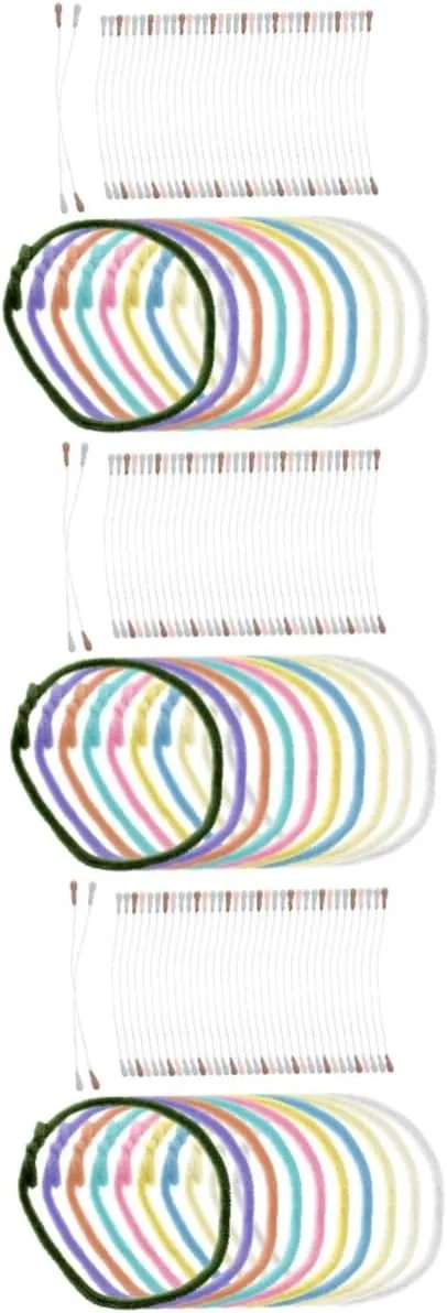 Chenille Wire Craft Supplies Red Pipe Cleaners for Boys and Girls Hand-Ability Training Toys Educational Craft Kit 10pcs*3 DOITOOL raindrop 3sets Polyester 