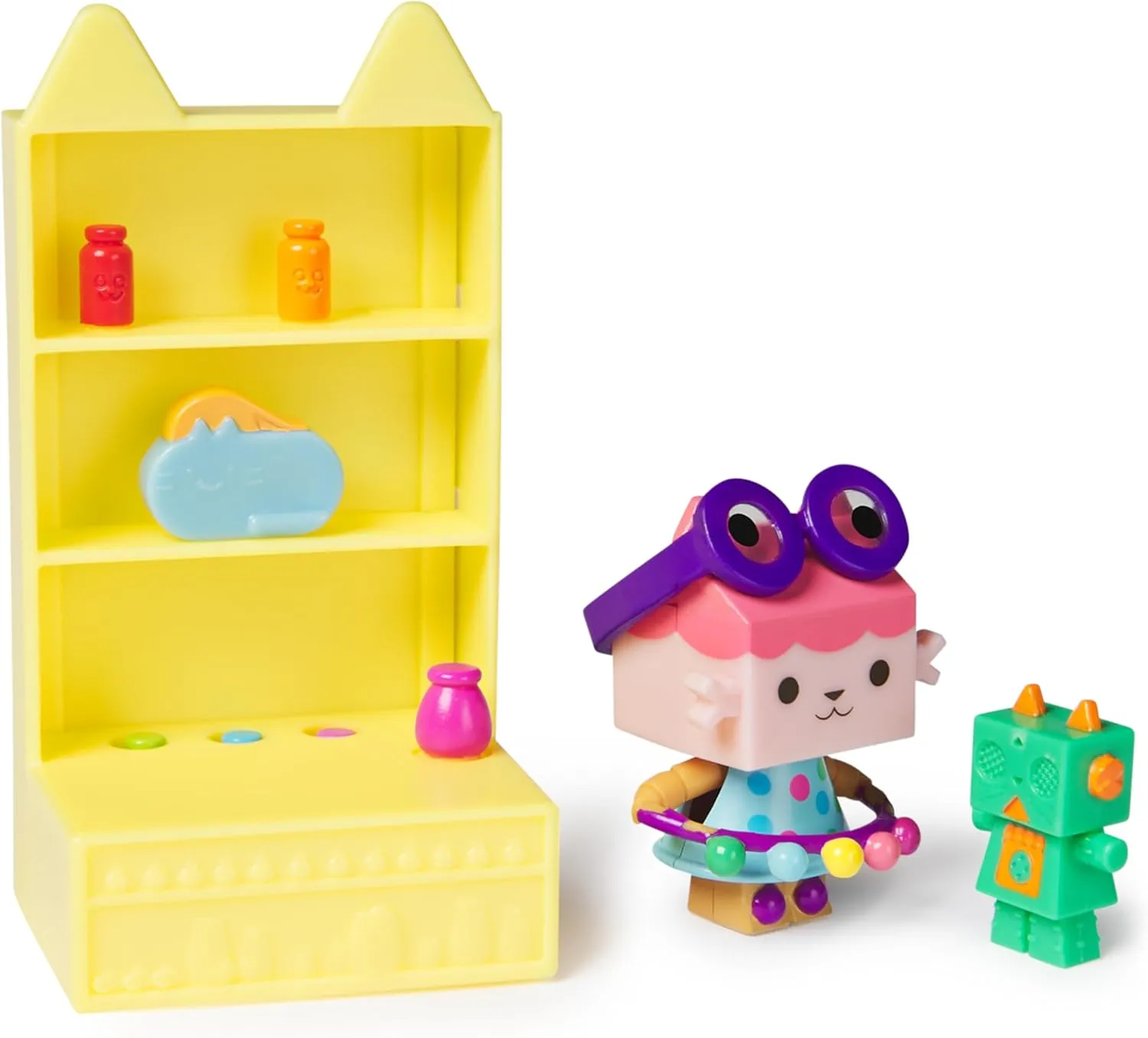 Children Ages 3 and up, 6068602, Piccolo Gabby's Dollhouse, 6068602 Character Baby Box Moving Party Series with Furniture and Accessories for interim Dolls House, Toys 