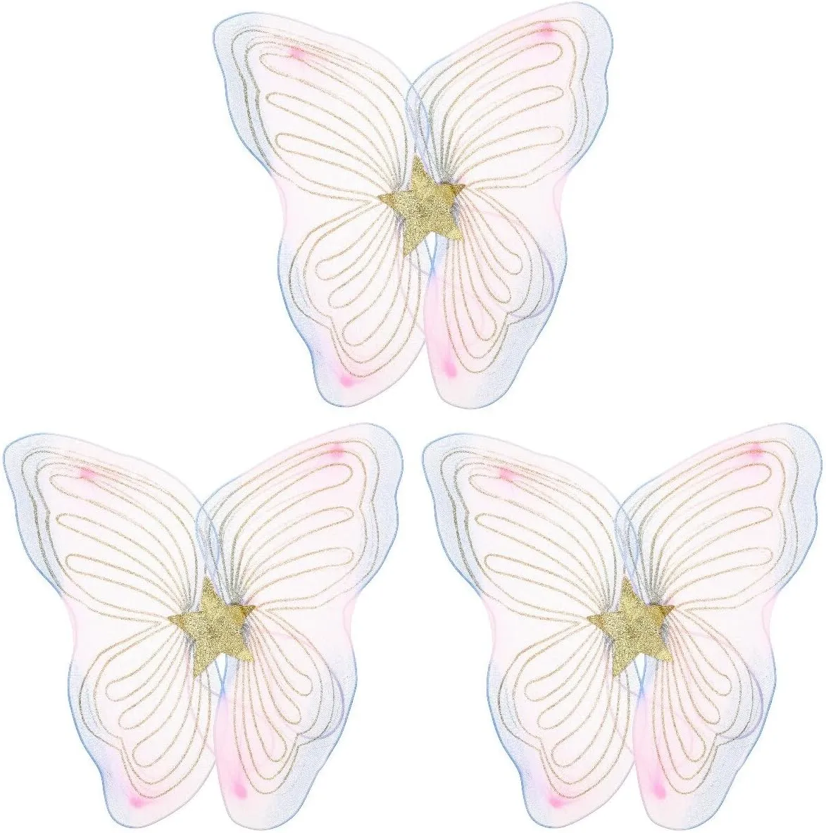 Children Show Fake Wing Prop Butterflies Wing Model Decoration Party 3pcs seat Costume Prop 