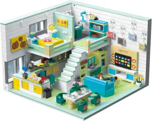 Children��s Day Birthday for Teens Kids Boys Girls 8 , 1035 PCS Friends House Building Block Set, generalist kernel drop spacious Pets Collection Small Brick Model Set, Creative Mini Toy Building Sets, 