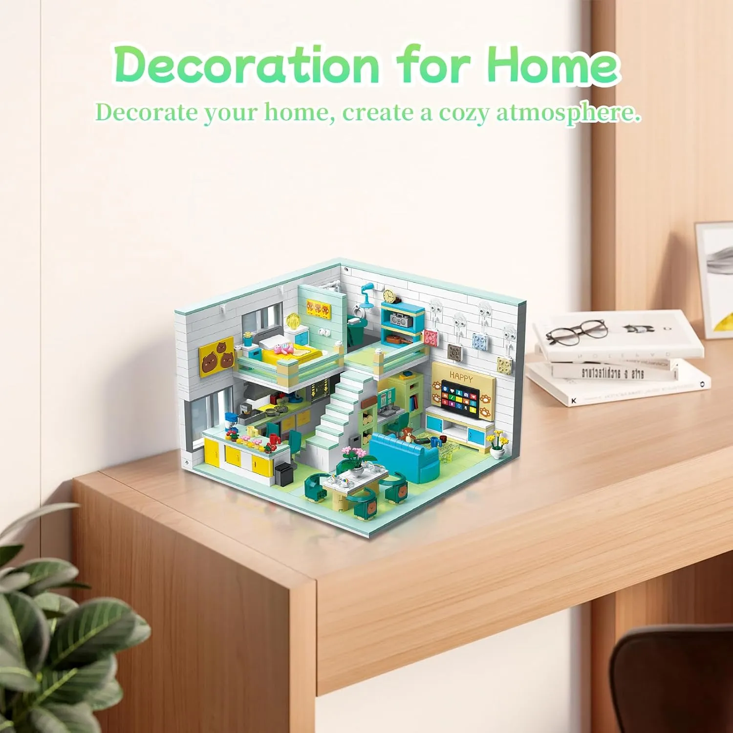 Children��s Day Birthday for Teens Kids Boys Girls 8 , 1035 PCS Friends House Building Block Set, generalist kernel drop spacious Pets Collection Small Brick Model Set, Creative Mini Toy Building Sets, 