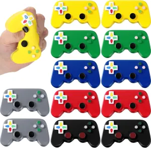 Classic Sensory Fidget Gamer Stress Toys for Kids Adult Wettarn 24 Pcs Video Game Party Favors disguise grid resign significant rainer codify Gamer Video Game Controller Shaped Stress Toys Birthday Party Favors 