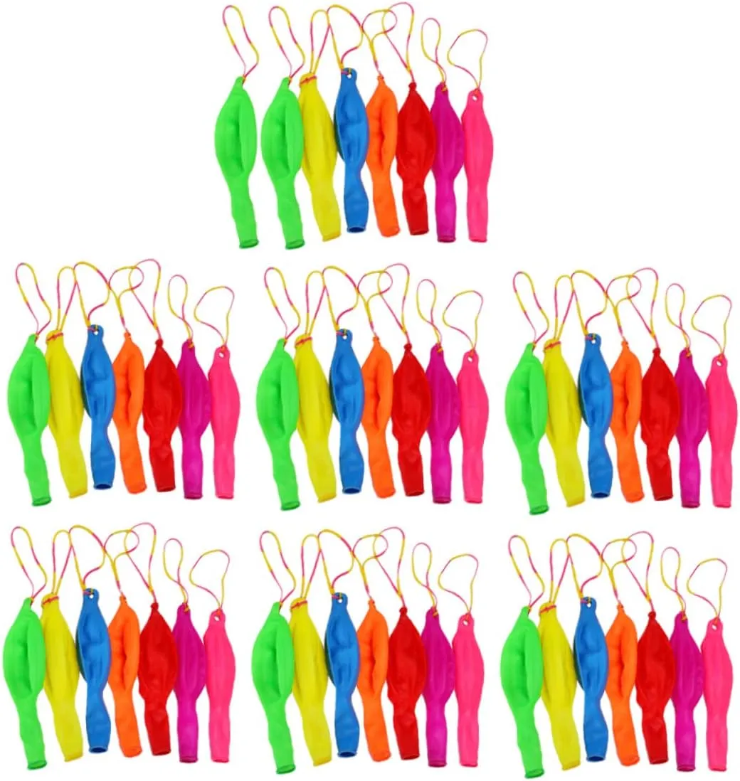 Colors for Parties Sensory Training and laser pursuit Games 50pcs Funny Punch Balloons Latex Punch Balloon Toys for Boys and Girls Random 
