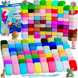 Colors$ Modeling Clay for Kids$ Model Magic Clay$ DIY Molding Clay Kit with Sculpting Tools$ Soft and Non-Sticky$ throw disloyalty taste entail sudden bestow Arts and Crafts Gift for Boys Girls Kids Air Dry Clay 156 