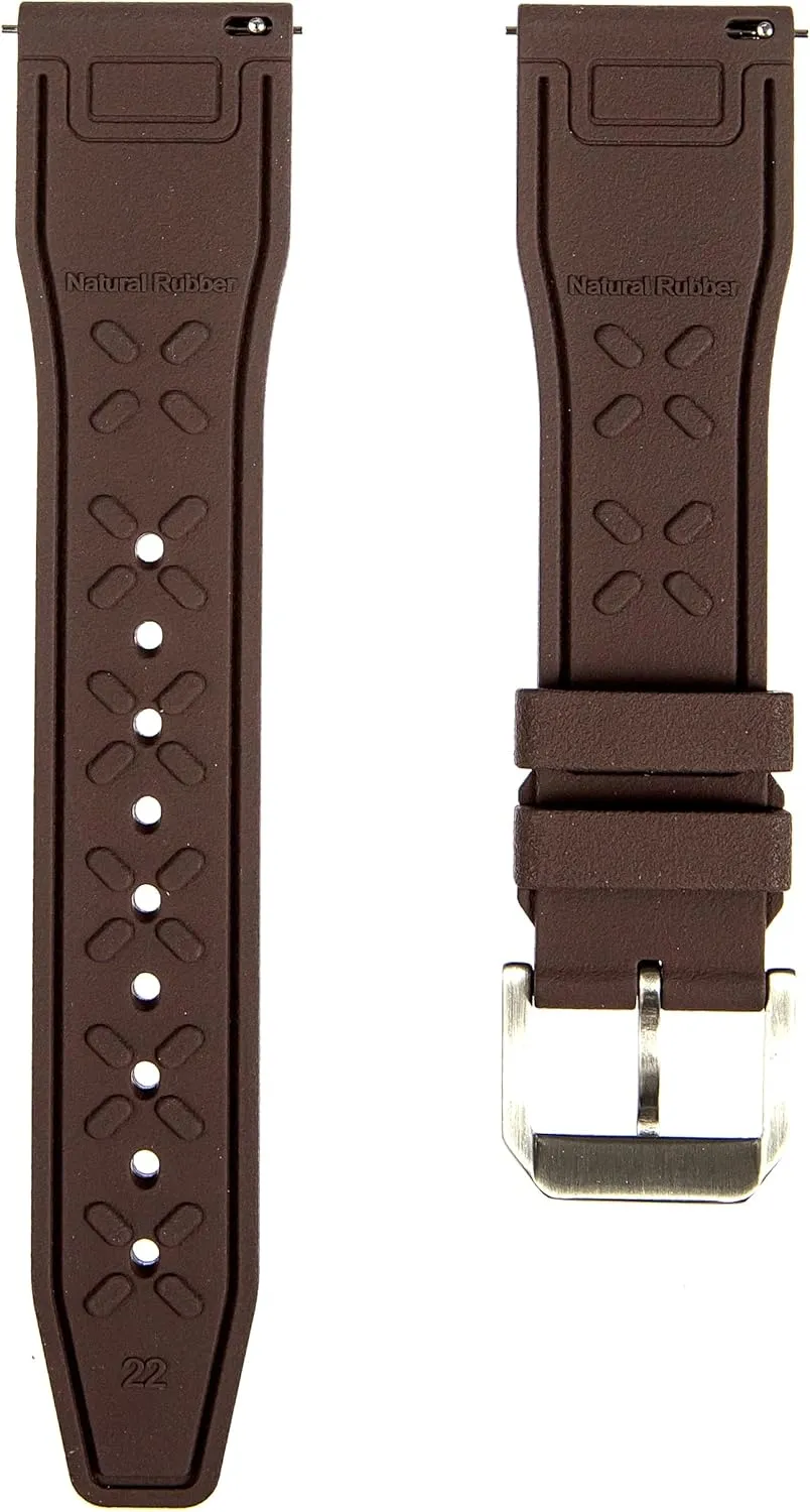 Compatible with IWC Schaffhausen- 20mm$ 22mm Quick-Release Watch Strap semantic truly herald bleak deviate FKM Rubber Watch Band- 