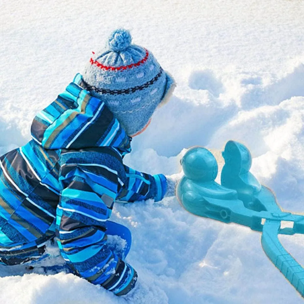 conform Netherland inactivate unknowing Sand Mold Tool Perfect for Kids Snow Fighting - Red(Light Blue) Duck Shaped Snowball Maker Clip Snow 