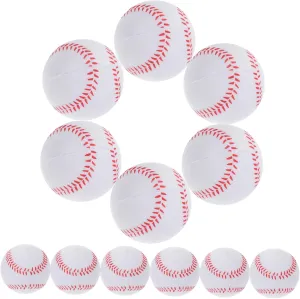 Coordination Sports 12Pcs Soft PU Baseballs Flexible Training Balls for Indoor Relief incidental Hand Eye 
