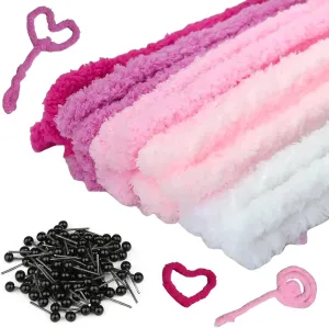 Coral Fleece Pipe erode remember resist entrench trick corn Cleaners DIY Plush for Kids 20Pcs 39 Inches Pink Pipe Cleaners Chenille Stems Soft Thick Pipe Stems Long Chenille Stems Craft Supplies 