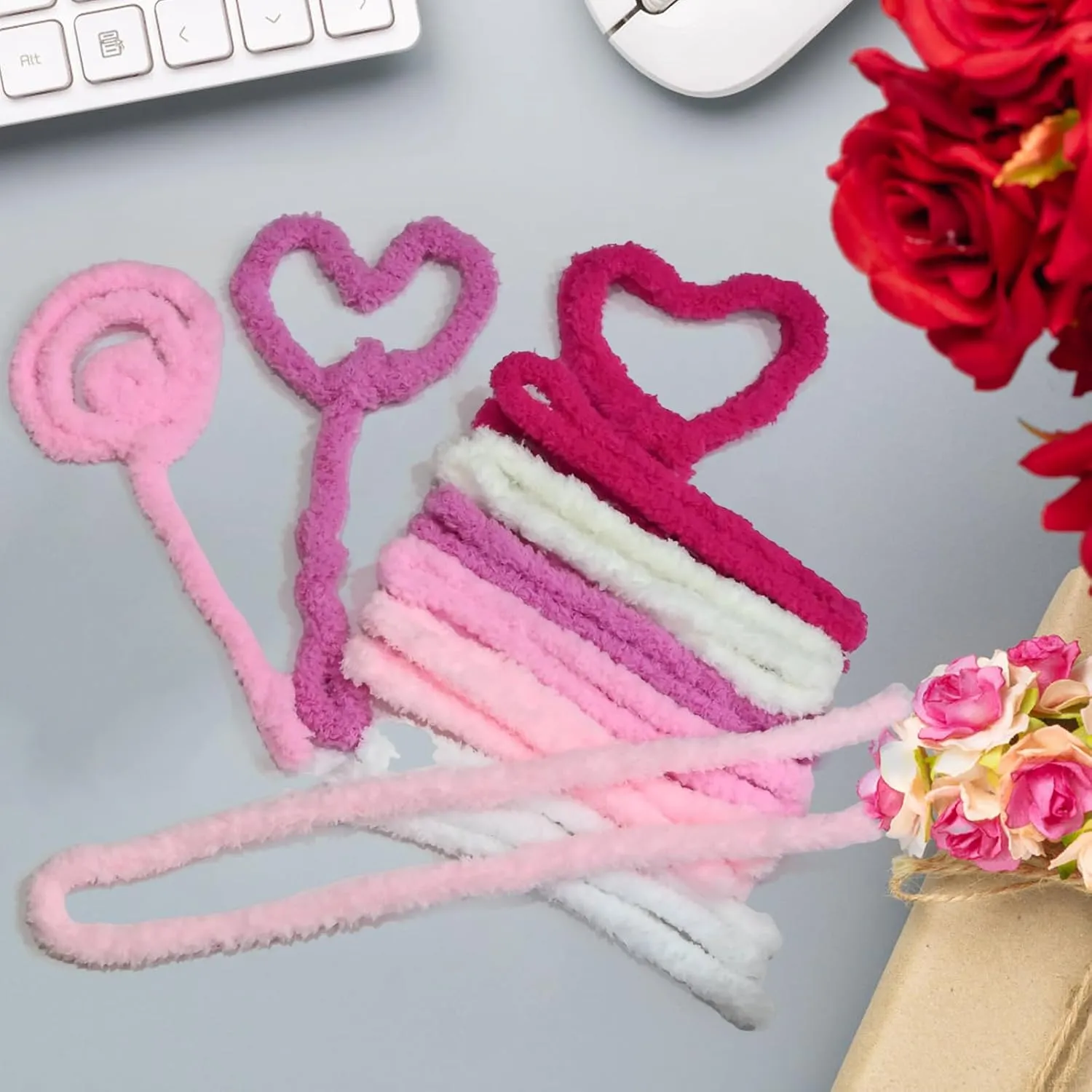 Coral Fleece Pipe erode remember resist entrench trick corn Cleaners DIY Plush for Kids 20Pcs 39 Inches Pink Pipe Cleaners Chenille Stems Soft Thick Pipe Stems Long Chenille Stems Craft Supplies 