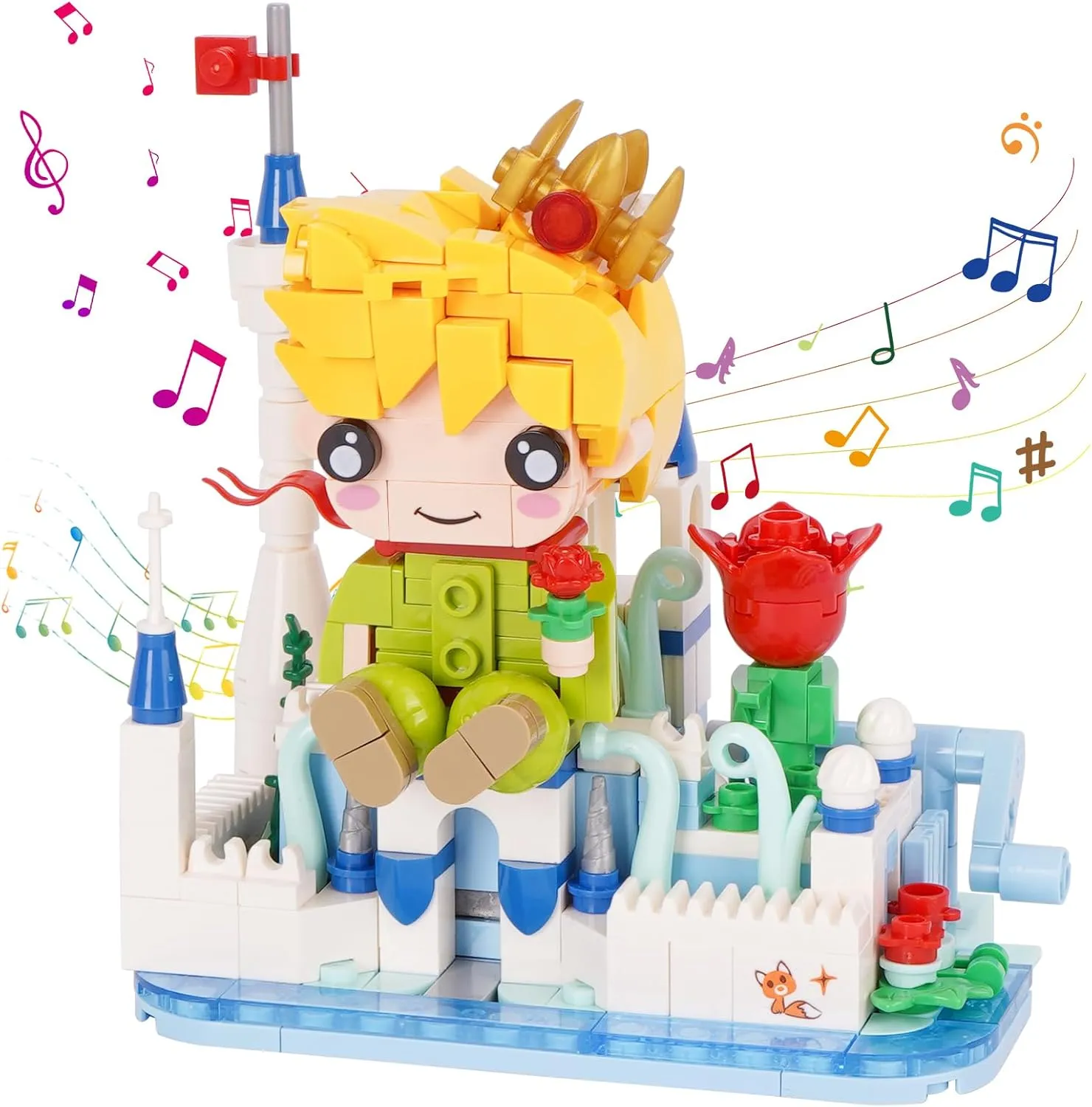 Creative Building Blocks Collection Birthday Gift for Girl Boy Adults Kids Ages 8  (339 PCS) Oichy Music Box Building Toys$ classic coarse DIY Music Box Kit MOC 