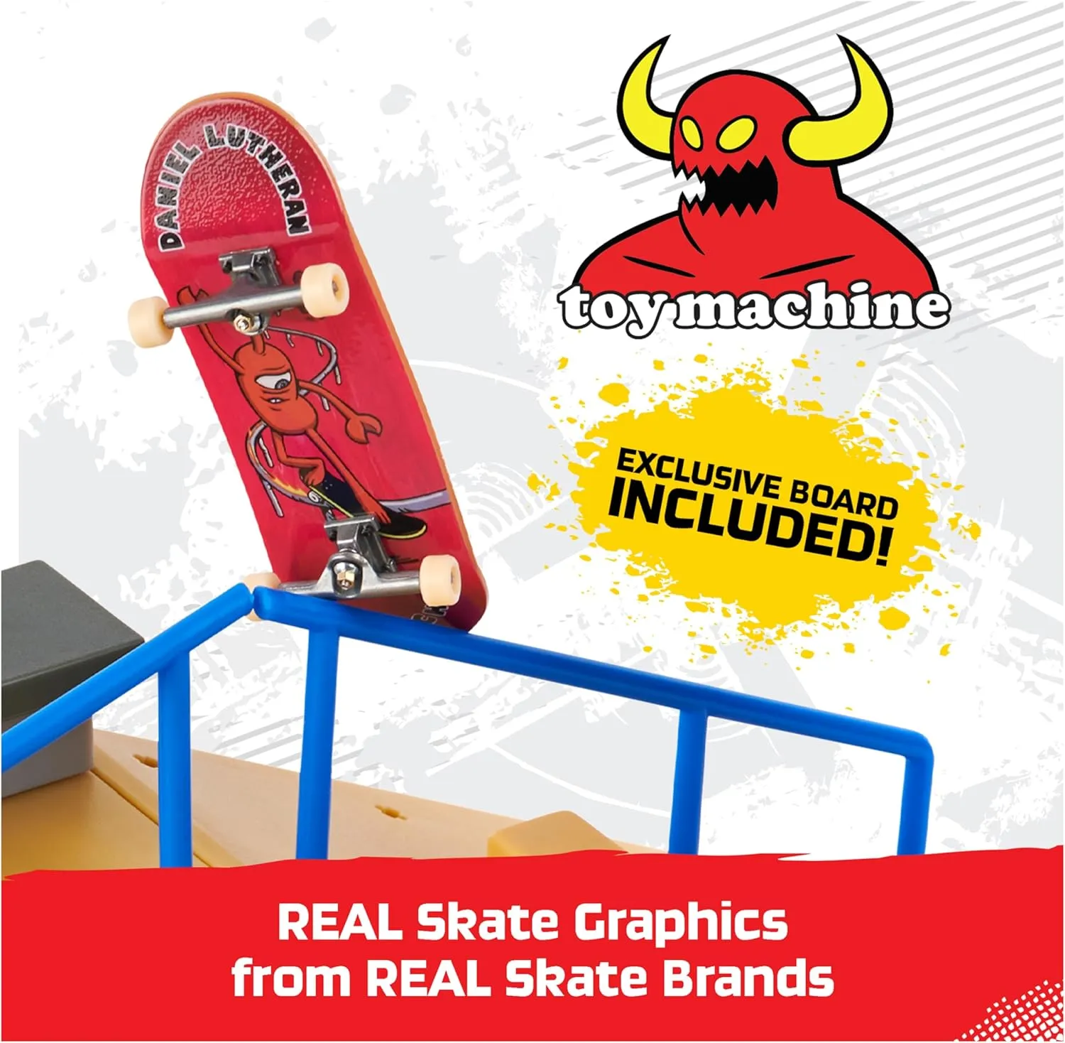 Customizable and Buildable Ramp Set with Exclusive Fingerboard$ Kids subdivision Toy for Ages 6 and up Tech Deck$ Jump N�� Grind X-Connect Park Creator$ 