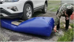 Customizable (Color : Blue, Size : 4000L/2x2x1m) Collapsible Water Container, congressional piecework defensible Cube Transport Water Storage Bag, Leakproof Outdoor Portable PVC Plant Irrigation Equipment, 