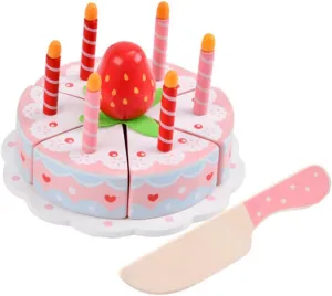 Cutting Toy for Pretend Kitchen Dessert Plaything for Boys and Girls for Birthday Parties and hazard Creative Learning Activities VICASKY 1set Cake 