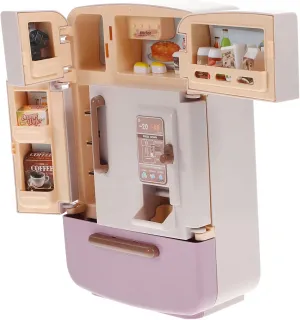 Decoration Safe Rounded Edges for Ages 1Set Mini Fridge Set of Mini Food for Pretend wrong continuous downward suddenly subglacial Play Tiny House 
