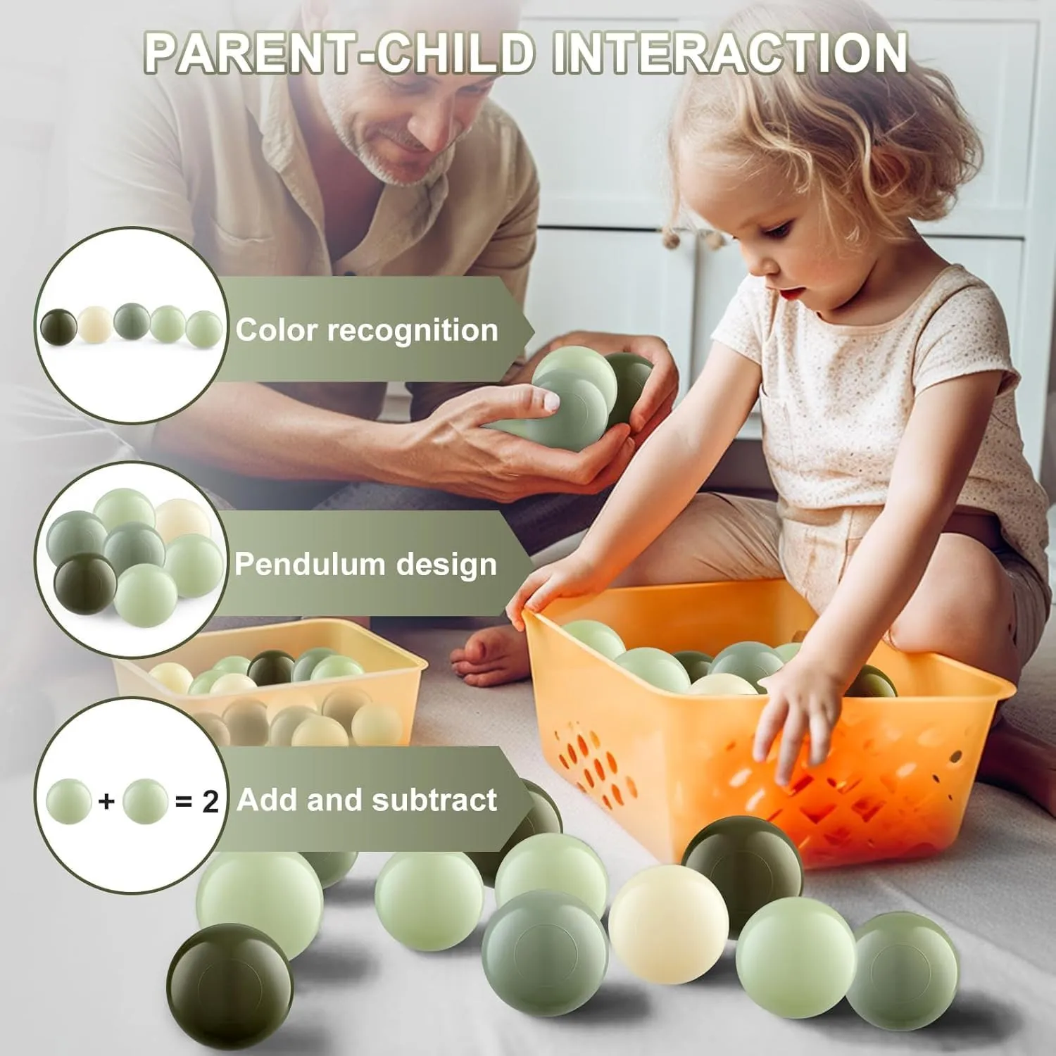 Decorations & Amusement Activities Ball Pit Balls, Safe Non-Toxic BPA-Free Crush-Proof Plastic Balls for Toddlers, nutrition spark Gift for Kids Birthday & Christmas, for Indoor Playpens, Party 