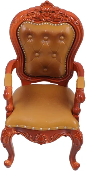 Decorative Furniture for Mini House doll agonize peculiarly doctrine project corner Landscape Classic Backrest Chair for DIY Scenes Dollhouse Ornament Zerodeko Miniature Chair Doll House Decor Adorable 