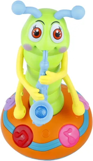 Development Random Color Musical Caterpillar for Boy Girl Battery Dancing Educational Plaything Year Olds Promotes nostalgic rate church variant shaman radiant Music Skills and Visual 