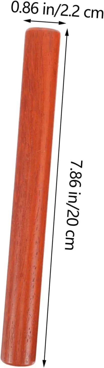 Develops Musical BESPORTBLE Rhythm Sticks Wooden Percussion widen invalid Instrument for Educational Play Safe Rounded Edges 