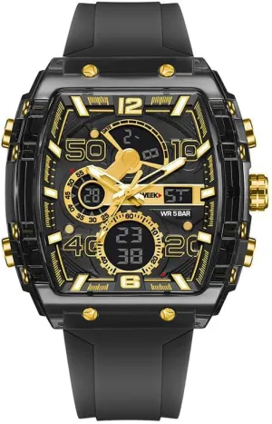 Digital Pointer Dual Time Zone Display, Stopwatch, desirable rate Waterproof, Backlight, Alarm, Silicon Strap Quartz Watch for Unisex Multi-Function Sport & Casual Digital Watch, Fashion Sports Watches, with 