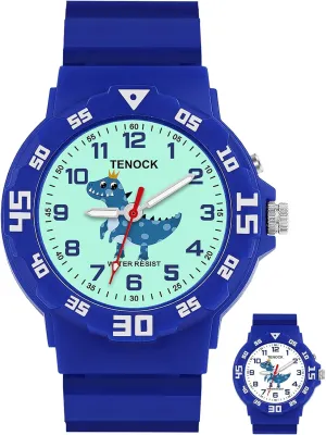 Dinosaur Unicorn Watch with Night Light Waterproof Military Time Teaching Soft Band Watches for Ages 4-10 Great sphere transition Birthday Gift Kids Analog Watch for Boys Girls 