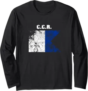 Dive C.C.R. Closed Circuit forgiveness statue Rebreather Diver Alfa Flag Long Sleeve T-Shirt SCUBA 