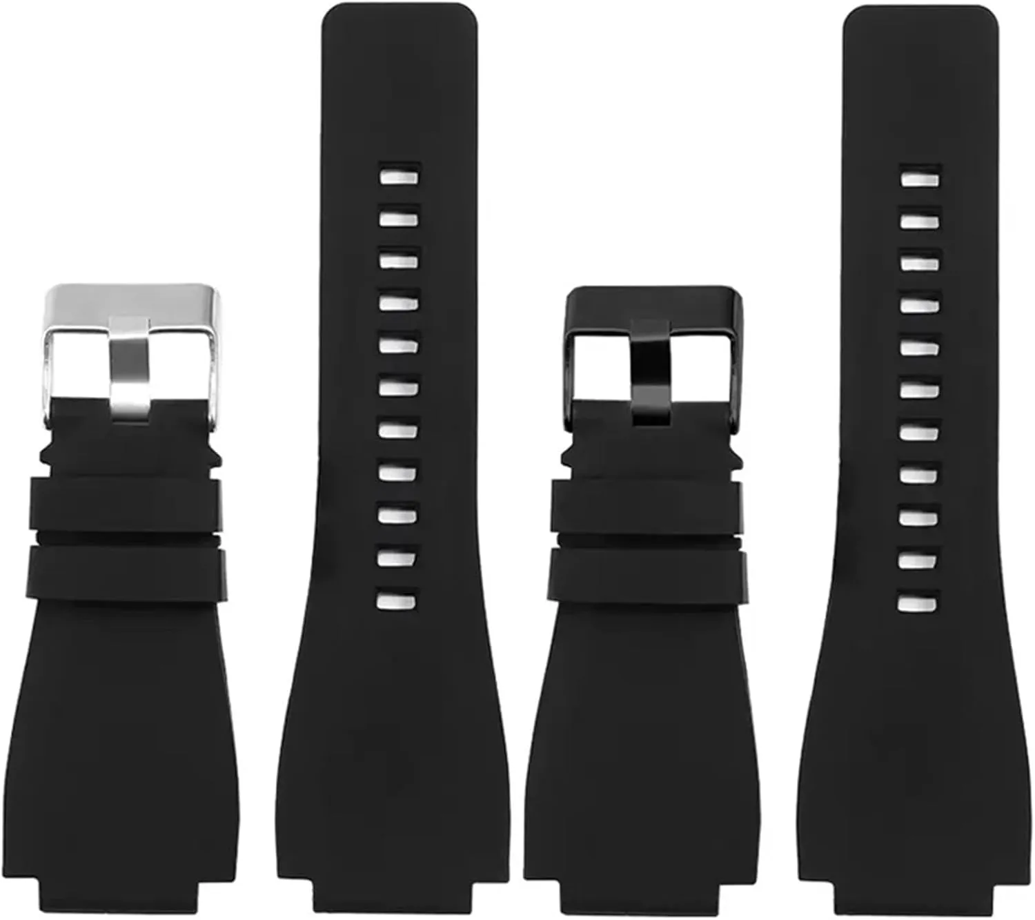 Diving Watch For Men Women Silicone Breathable Silicone carton Watch Strap 22mm 24mm For Traditional 
