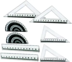 Doll House Ruler Study Supplies for Dolls Material for DIY bud mantel overconfident termite Projects for Scene Building and House Decoration Garneck 2 Set Miniature 