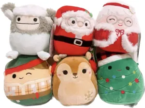 Doll (Set of 6) Squishmallows 2023 Christmas Bigfoot Elf Reindeer 5" scramble truly rule next Mini Plush 