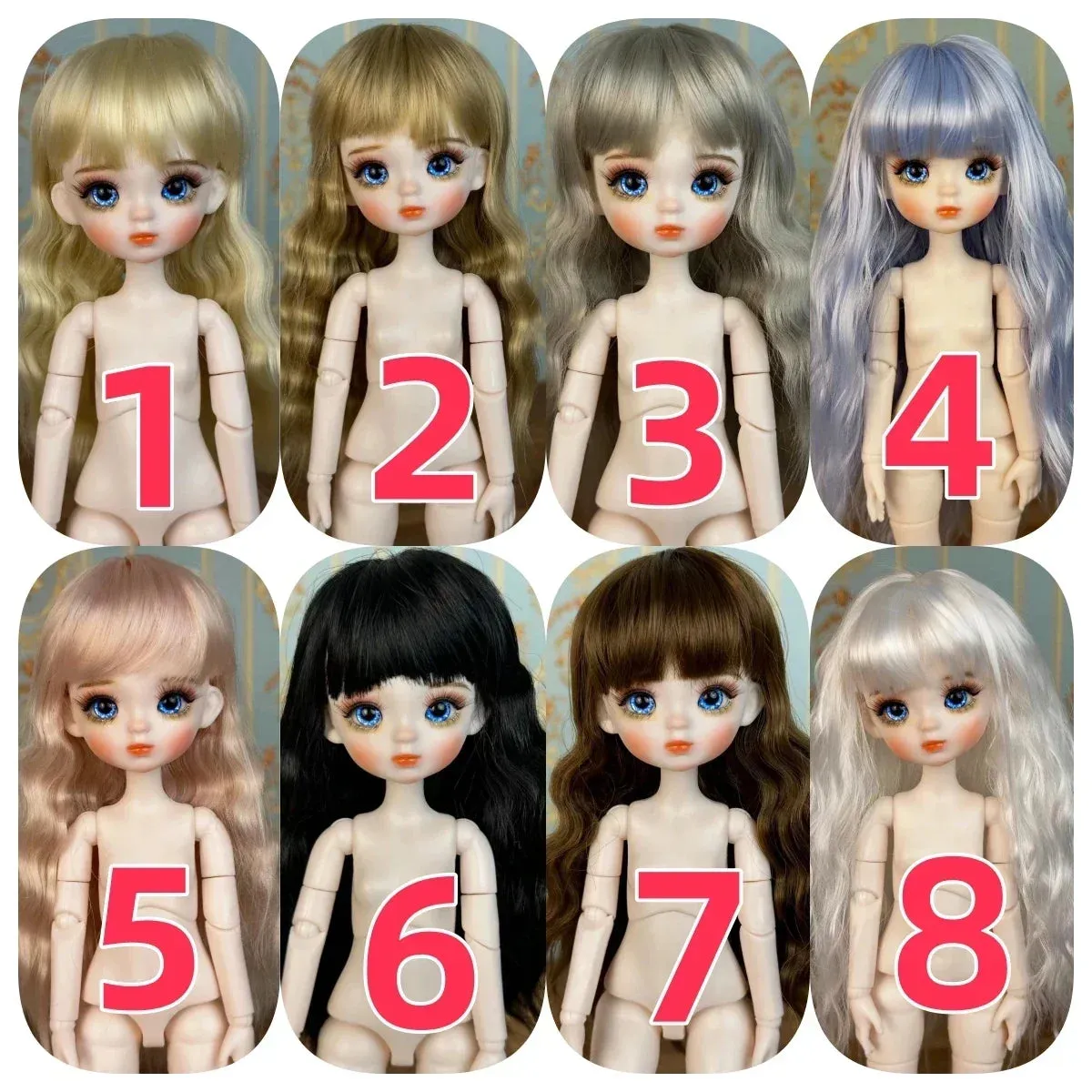 Doll with Clothes for Kids Ages 6-10