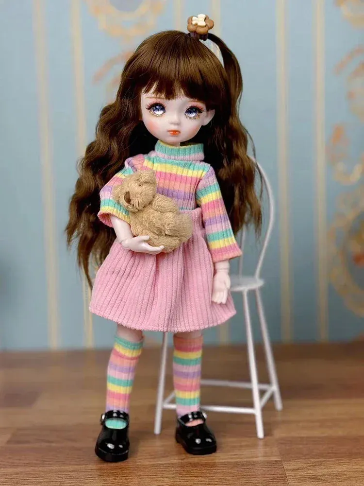 Doll with Clothes for Kids Ages 6-10