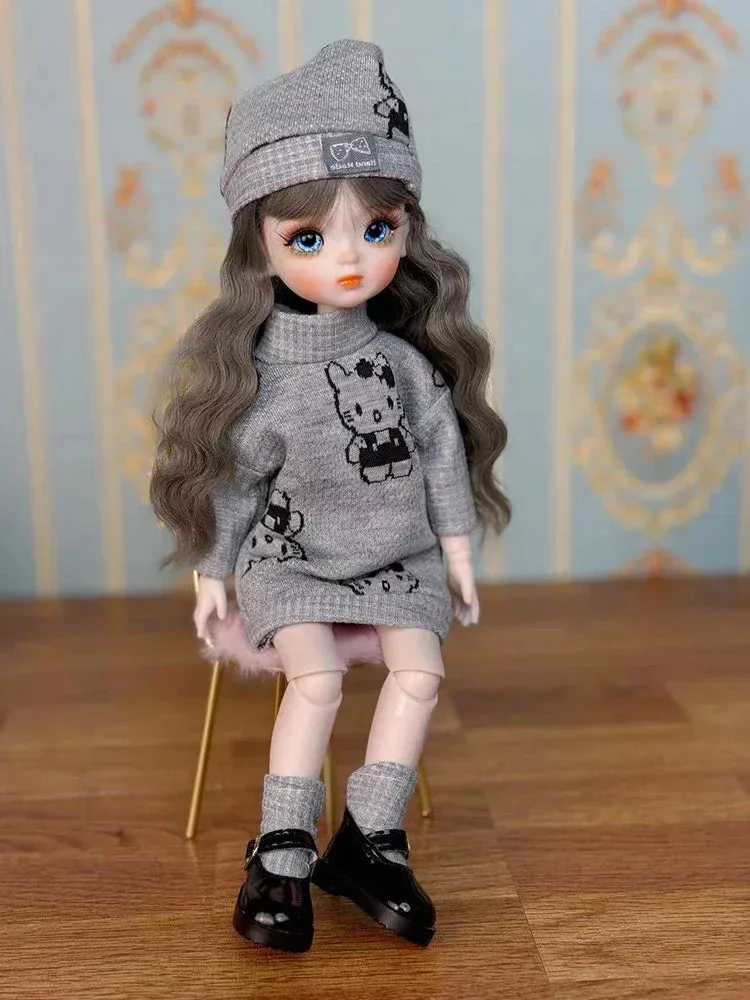 Doll with Clothes for Kids Ages 6-10