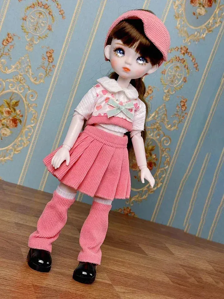 Doll with Clothes for Kids Ages 6-10