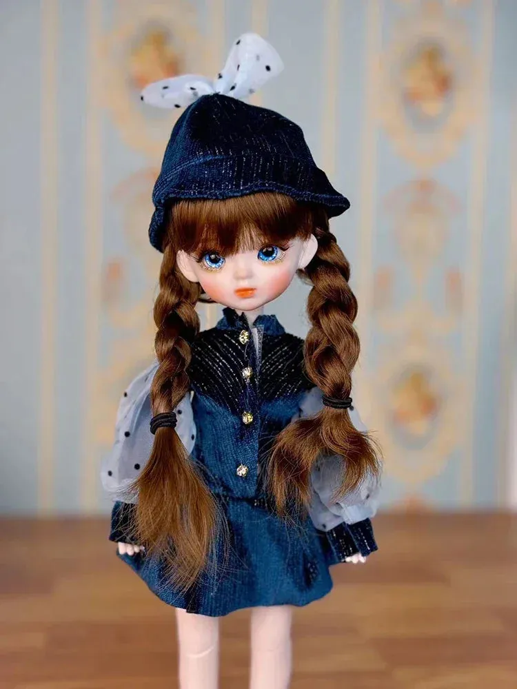 Doll with Clothes for Kids Ages 6-10