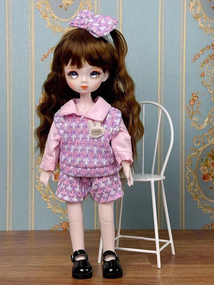Doll with Clothes for Kids Ages 6-10