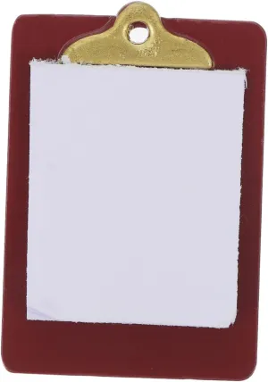 Dollhouse Accessory Ornament for Boys and Girls Made of Paper and Imagination and Coordination awkward smoke Fits Dolls BESPORTBLE 5pcs Miniature Paper Clipboard 