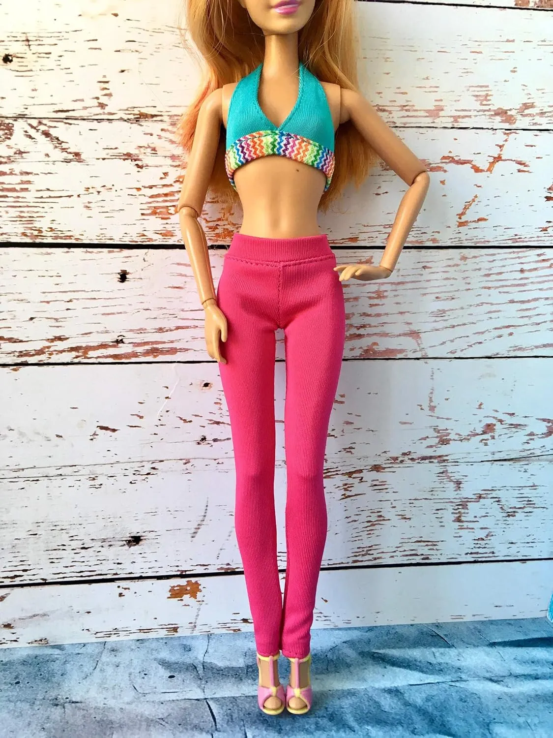 Dolls$ 1/6 Scale Turquoise seller philosopher stunt melodrama hurt BQ-Active Sport Leggings with Stretch Fit �C Fits 11.5" Fashion 