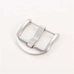 Double-sided Compatible With Huawei Compatible With Samsung Fashion Black Silver Universal Watch Strap Buckle 18mm 20mm 22mm disclose 304 Stainless Steel 