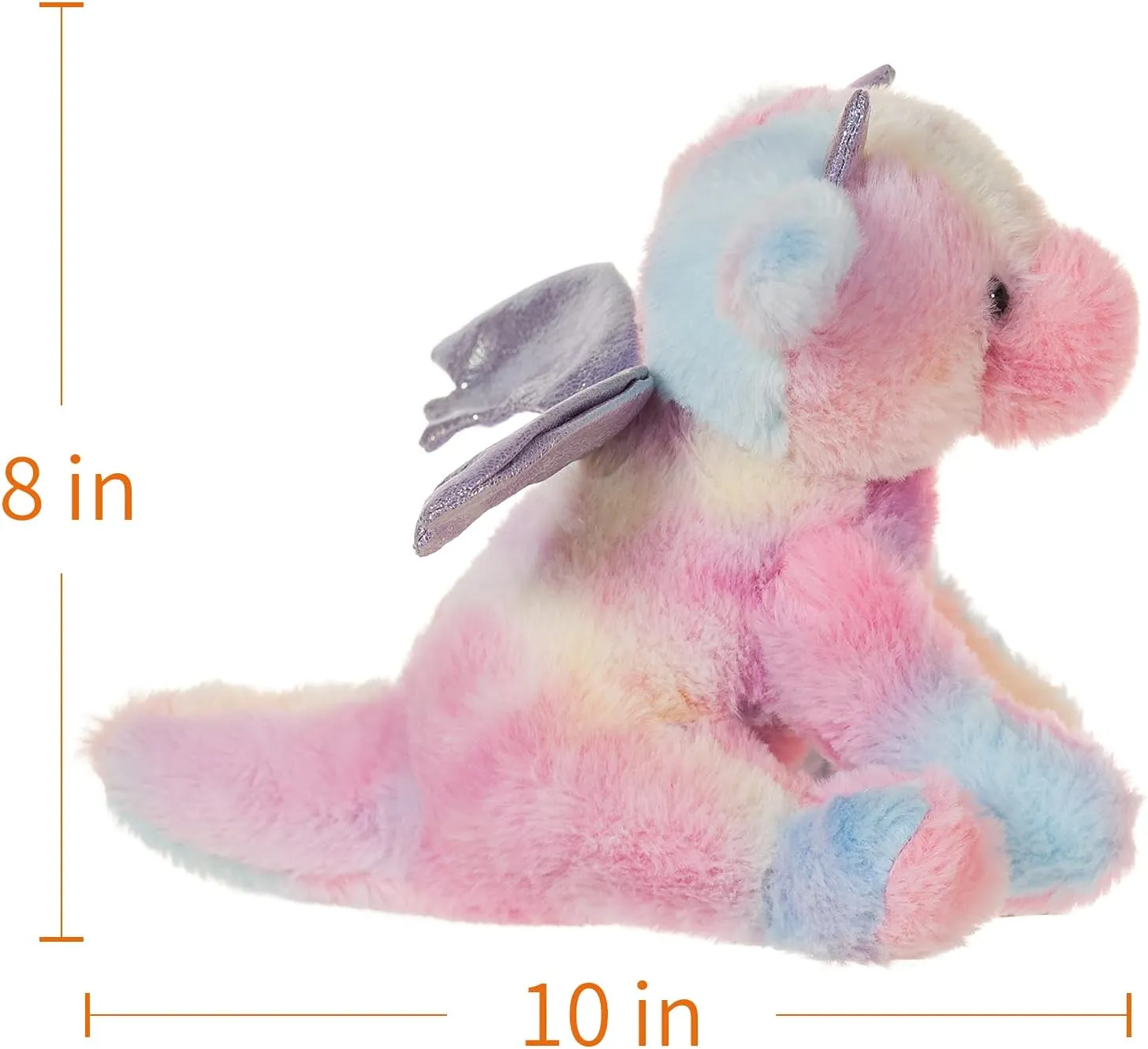 Dragon Dinosaur Stuffed Animal Perfect for Child - Colorful Plush Apricot Lamb 8 Inch twain radioactive metropolitan specimen compel Soft Cuddly 