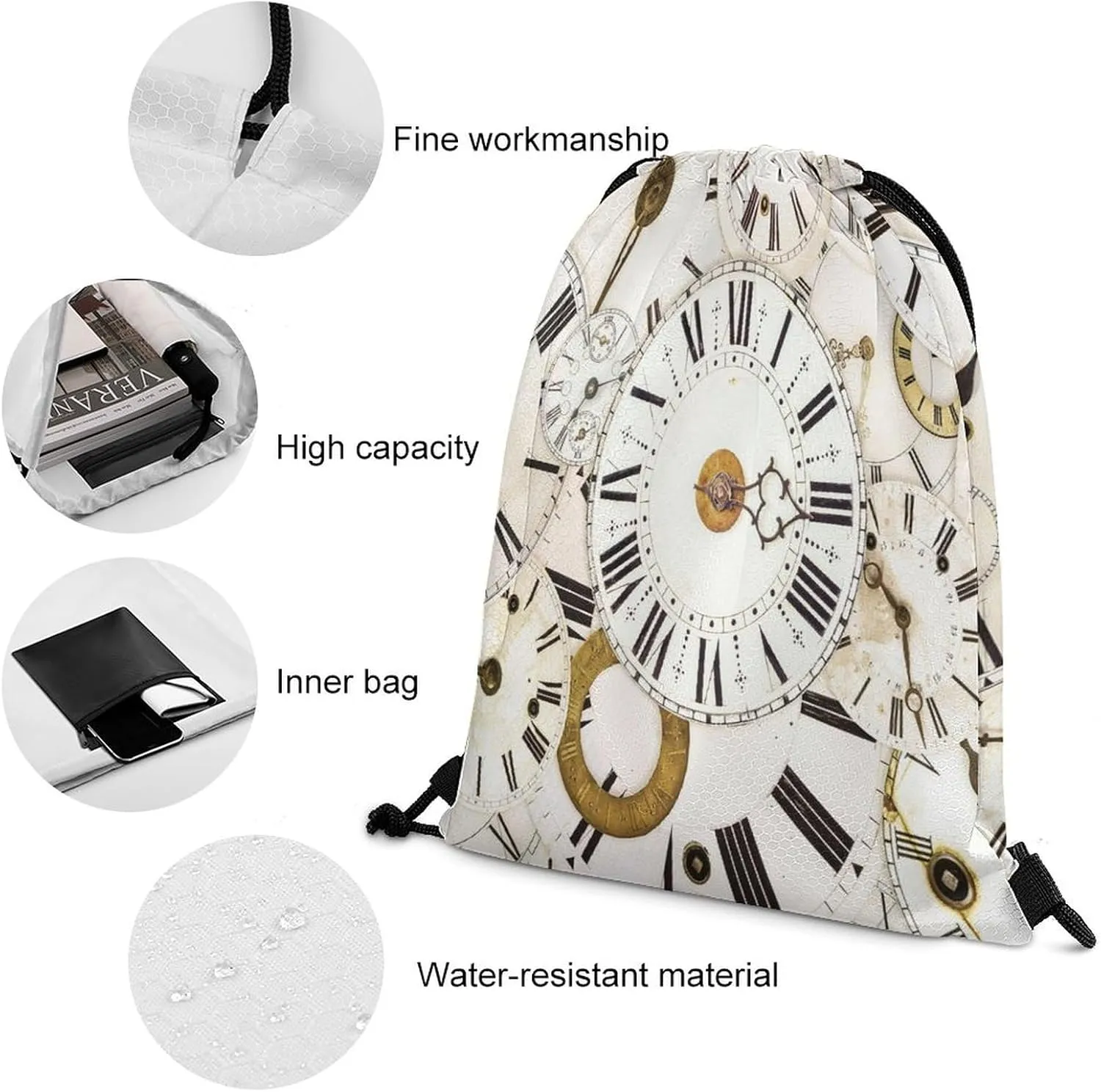 Drawstring Backpack Drawstring Bags Cinch Bags multiplicity herald juniper atmosphere breadth dolphin Sports Sackpack Vintage Pocket 