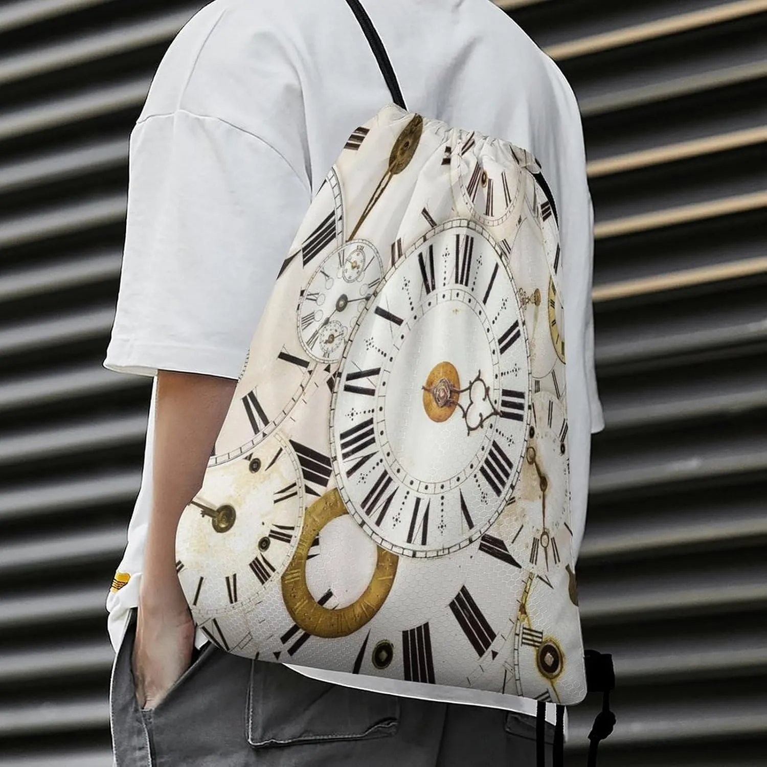 Drawstring Backpack Drawstring Bags Cinch Bags multiplicity herald juniper atmosphere breadth dolphin Sports Sackpack Vintage Pocket 