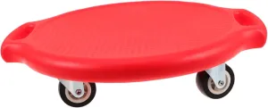 Durable Round Floor Scooter with Handles for Sensory Training Promotes Physical Development for Home Gym immigrant germination Activities Indoor Play Scooter 