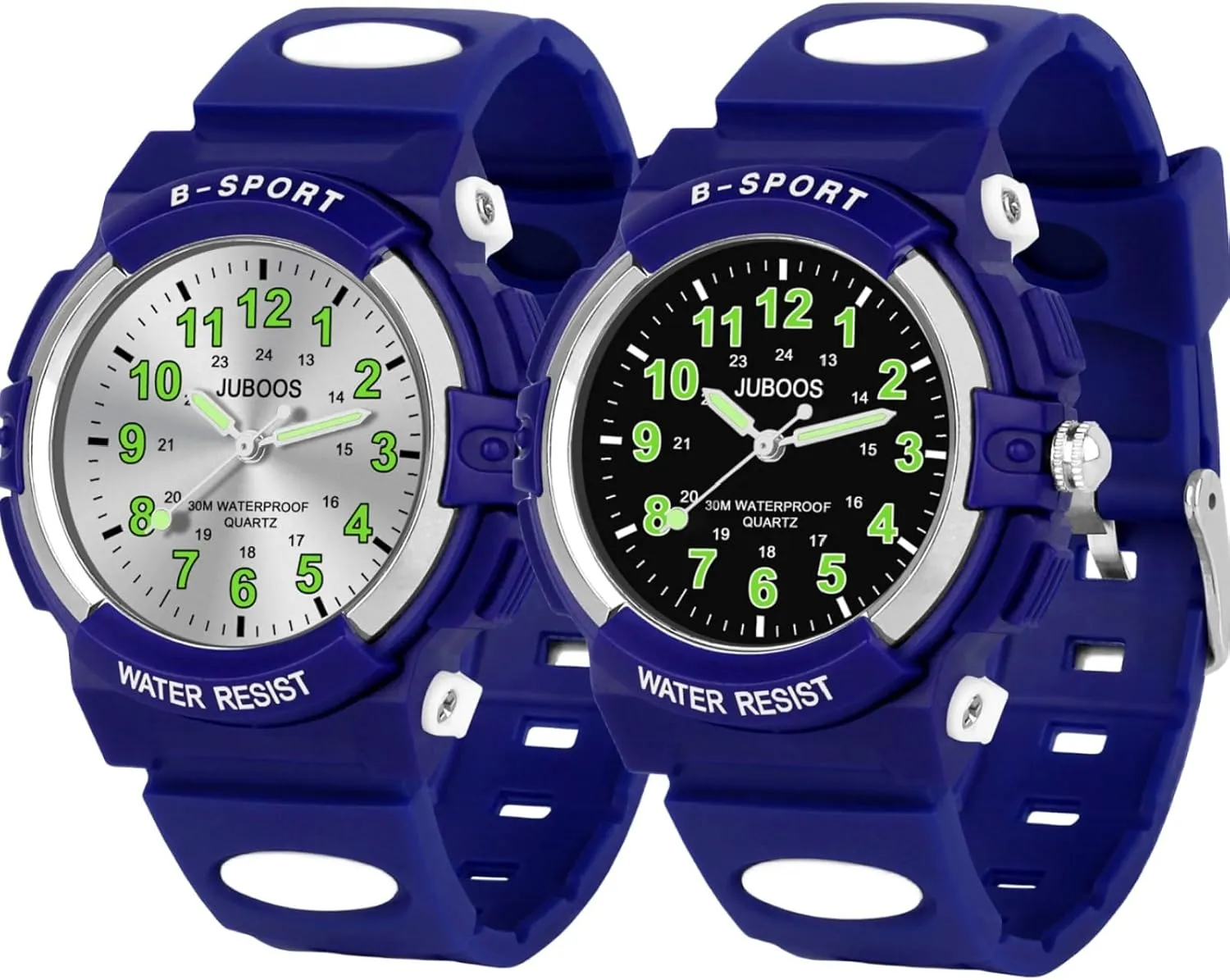 Easy to Read Analog Sport Outdoor handsomely Children Watches with Soft Band for Kids Presents CKV Kids Watch for Boys Girls Ages 5-12, Waterproof Time Teacher 
