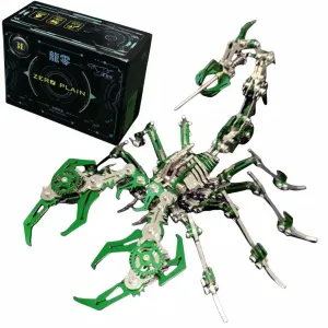 Educational Birthday Gifts for Adult Children wasp Kids DIY Scorpion King Assemble Toys Colorful 3D Metal Puzzle Decoration 
