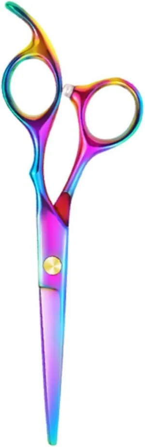 egg strip tine Set(Colorful 7-Piece Set) Black Colorful Blue Set Barber Scissors Barber Scissors Barber Scissors 