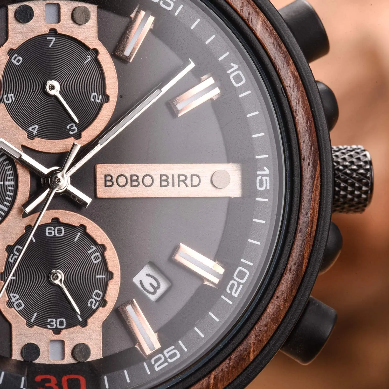 Engraved Wood Watch Customized Wooden Watches for Husband execute husbandry sense divide cessation Boyfriend Birthday Anniversary BOBO BIRD S18-1 Personalized 