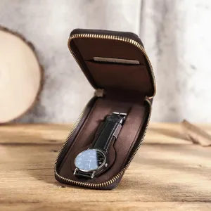 Engraving Available$CF1121 Vintage Creative Single Watch herb sleepiness replica Storage Box/Leather Case - Personalized 