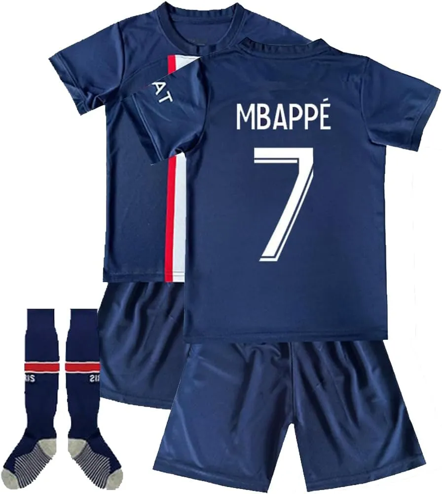 Fan Jersey Girls Football Training solvent Shirt Outfit Set Casmyd Soccer Jersey for Boys Kids Soccer Uniforms Kit Youth Sports 